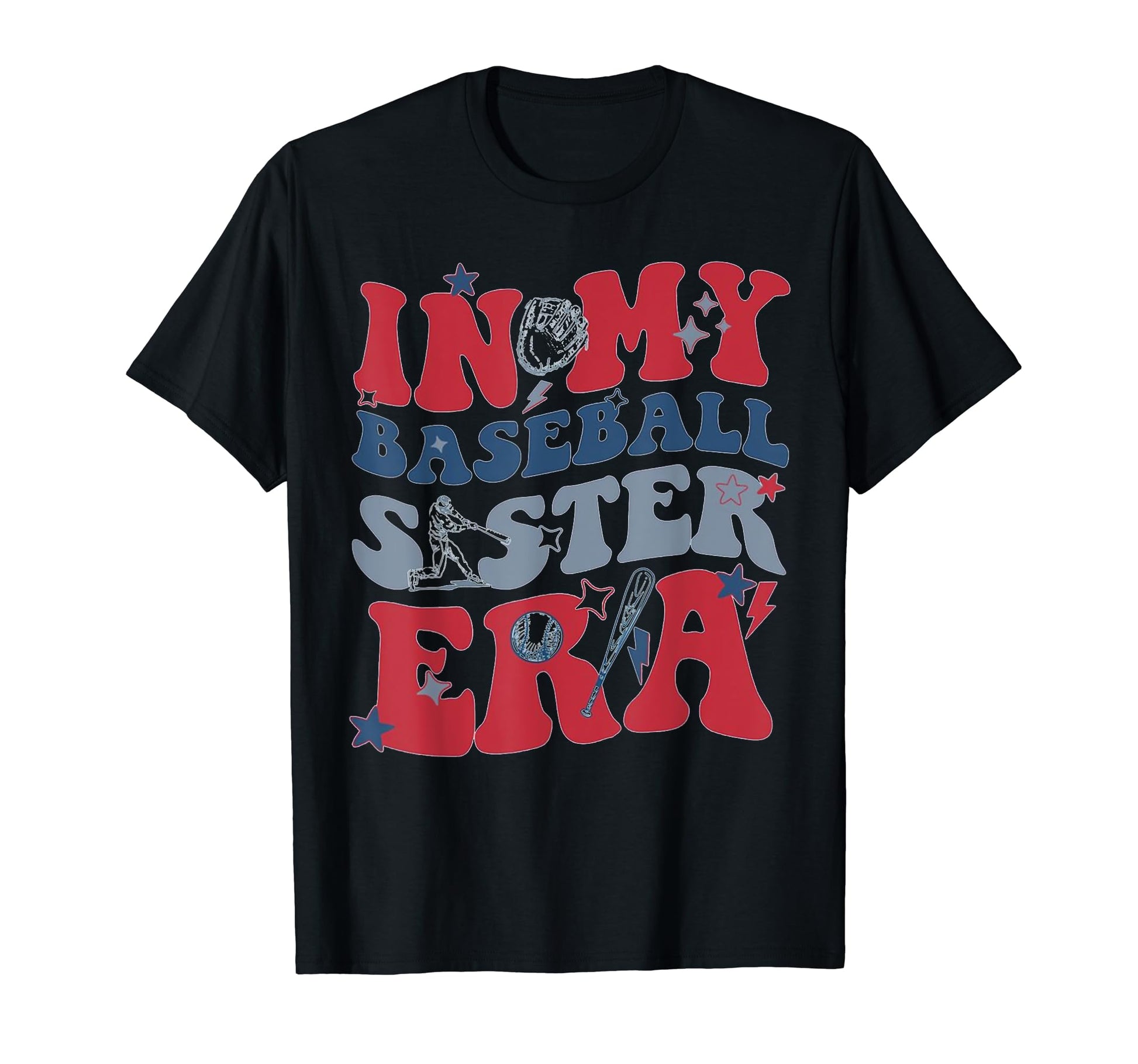 My Baseball Sister Era T-Shirt - Minimalist Print Men Women - T-Shirt, Sweatshirt, Hoodie