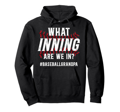 Funny Baseball Grandpa Baseball Hoodie - Minimalist Print for Adults - T-Shirt, Sweatshirt, Hoodie