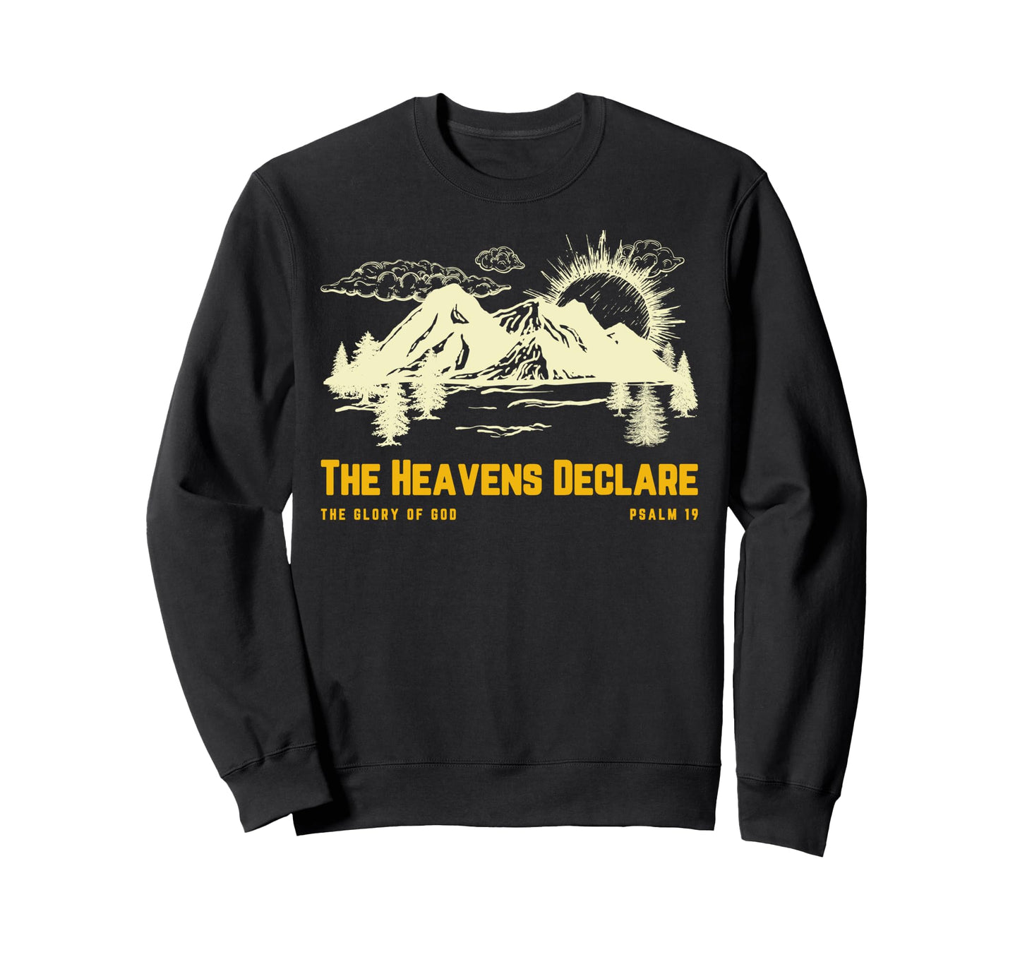 Boho Christian Camping Mountains Sweatshirt - Streetwear Style Men Women - T-Shirt, Sweatshirt, Hoodie
