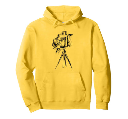 Photography Lovers Camera Hoodie - Fun Novelty Design for Adults - T-Shirt, Sweatshirt, Hoodie