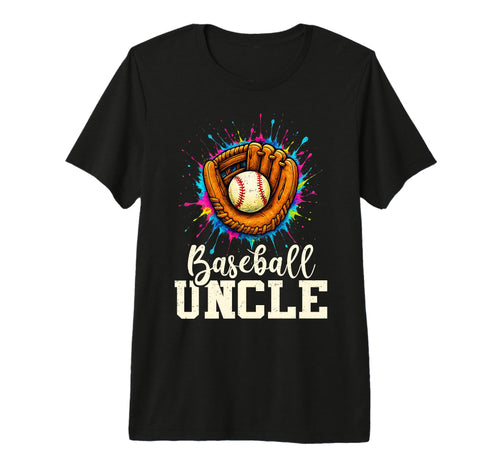 Baseball Uncle Colorful Tri Blend T-Shirt - Casual Everyday Wear Unisex - T-Shirt, Sweatshirt, Hoodie