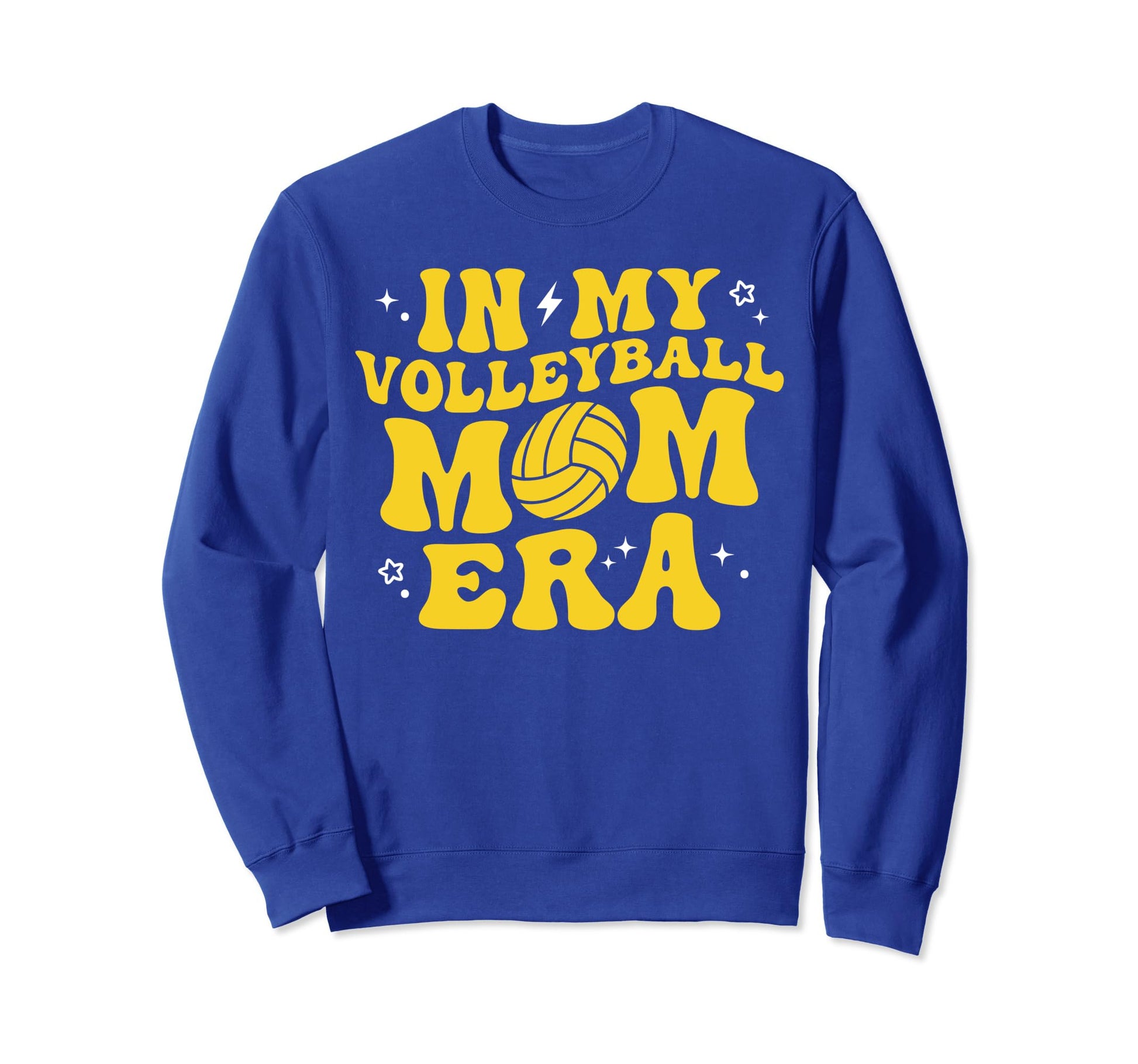 My Volleyball Mom Era Groovy Game Day Sweatshirt - Custom Art Print Unisex - T-Shirt, Sweatshirt, Hoodie