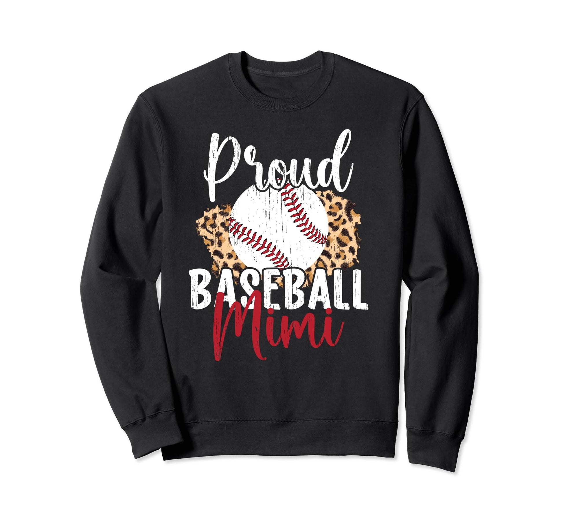 Proud Baseball Mimi Grandma Mimi Sweatshirt - Graphic Print for Adults - T-Shirt, Sweatshirt, Hoodie