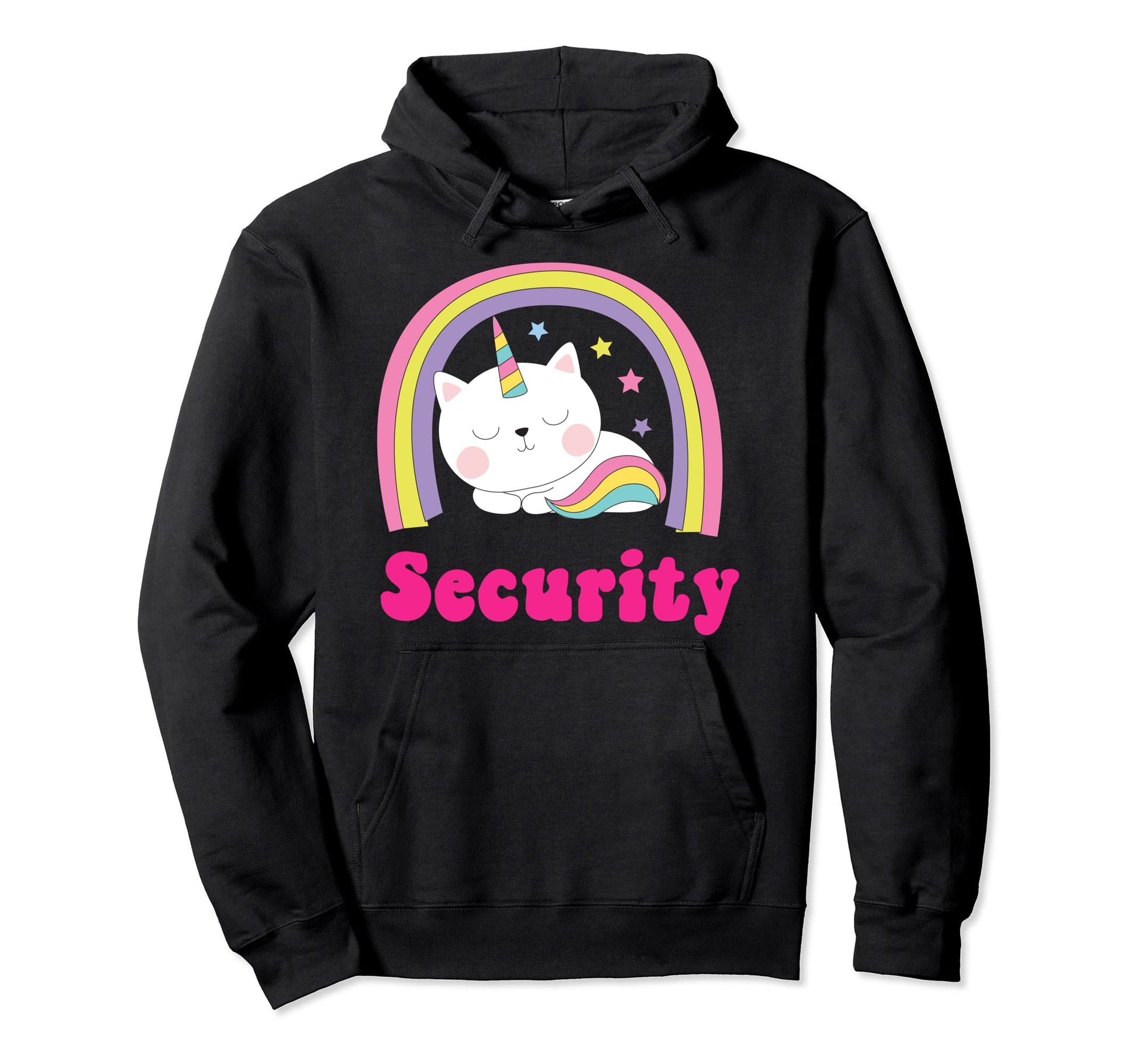 Security Shirts Sarcastic Rainbow Hoodie - Fun Novelty Design for Adults - T-Shirt, Sweatshirt, Hoodie