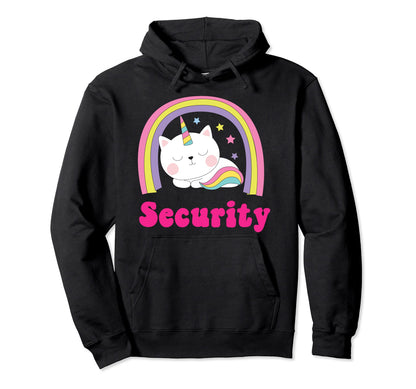 Security Shirts Sarcastic Rainbow Hoodie - Fun Novelty Design for Adults - T-Shirt, Sweatshirt, Hoodie