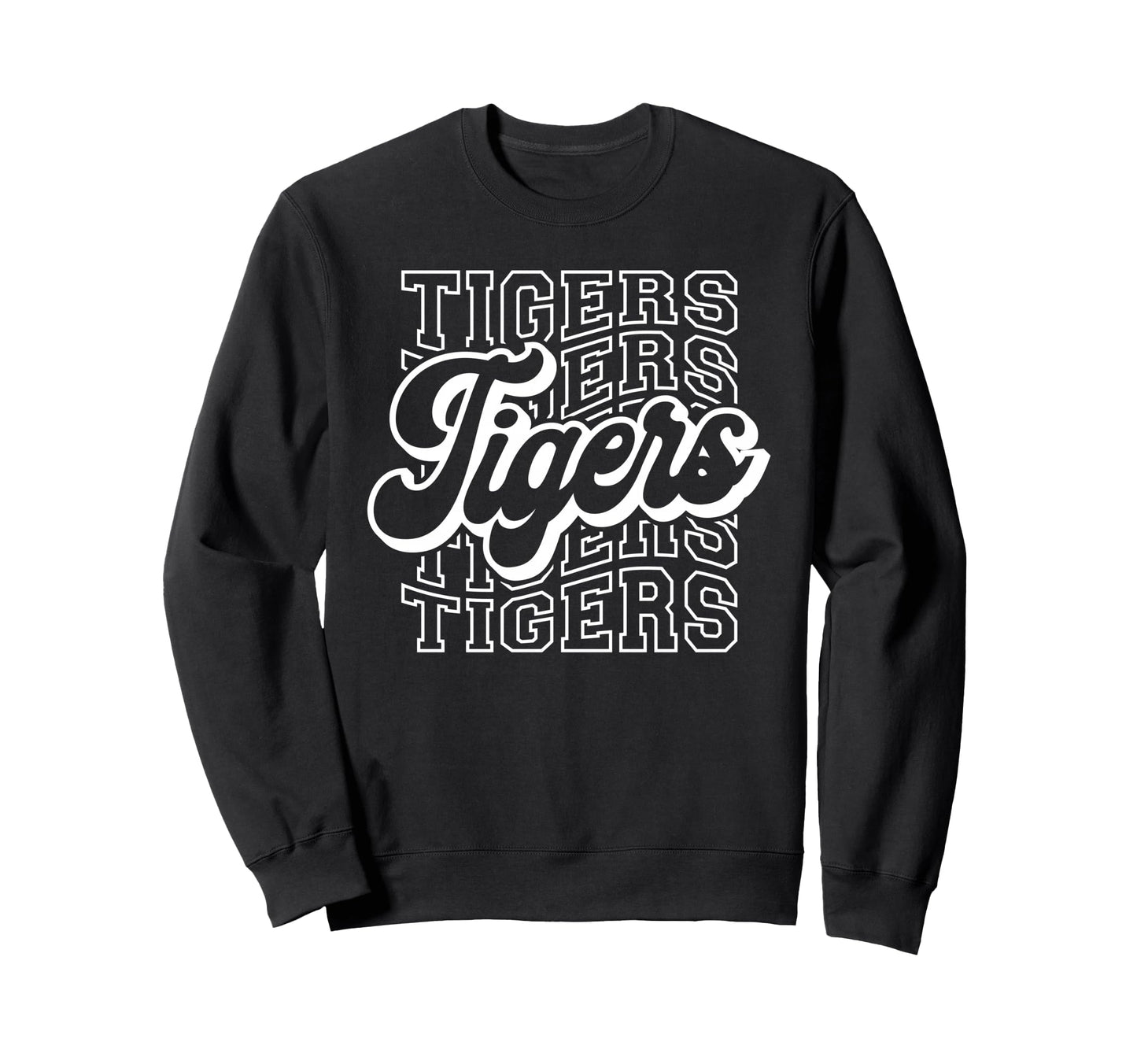 Tigers Sports Mascot Tigers Team Sweatshirt - Unique Graphic for Adults - T-Shirt, Sweatshirt, Hoodie