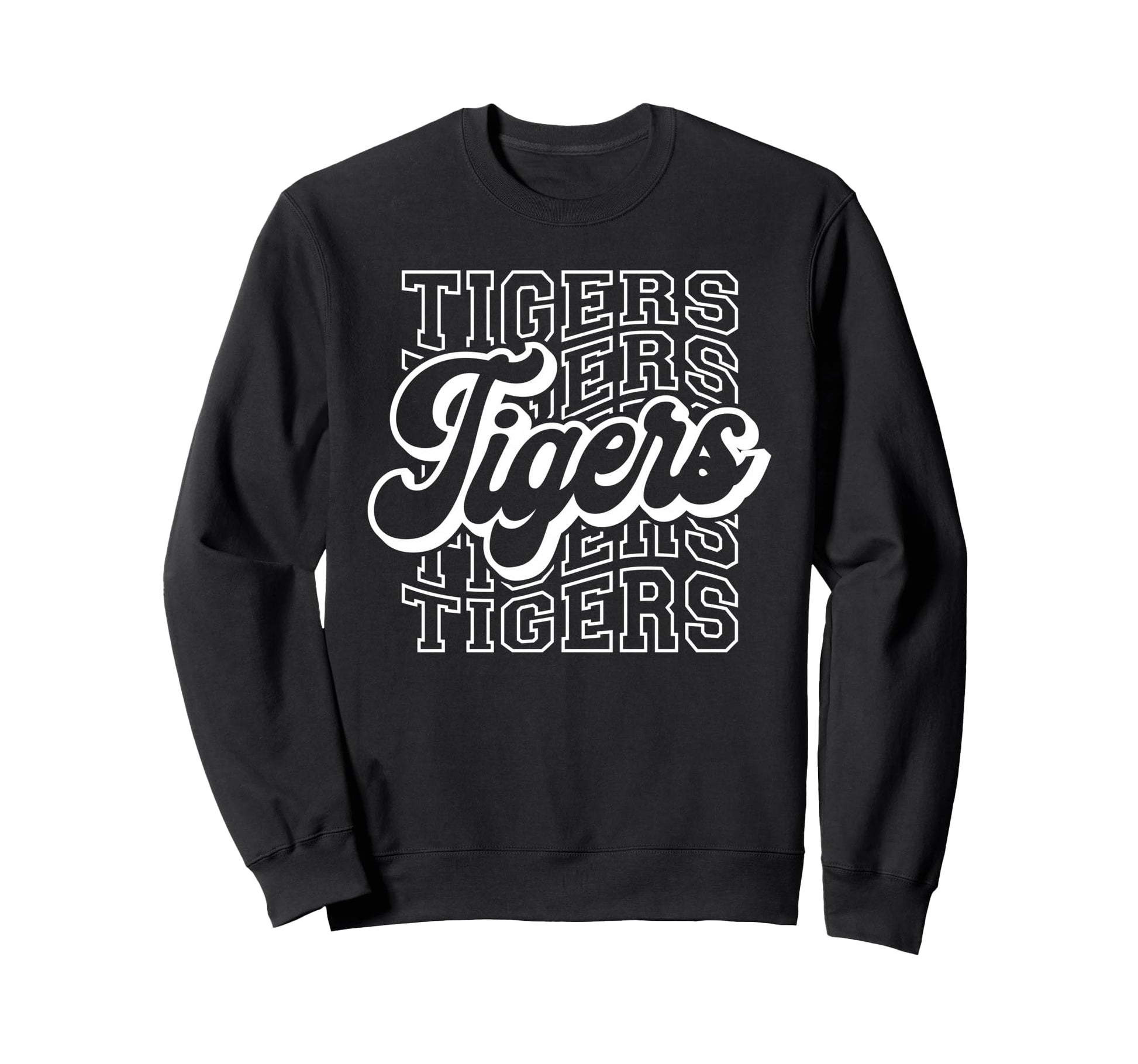Tigers Sports Mascot Tigers Team Sweatshirt - Unique Graphic for Adults - T-Shirt, Sweatshirt, Hoodie