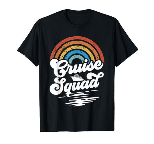 Cruise Graduation Trip Groovy Rainbow T-Shirt - Custom Art Print Men Women - T-Shirt, Sweatshirt, Hoodie