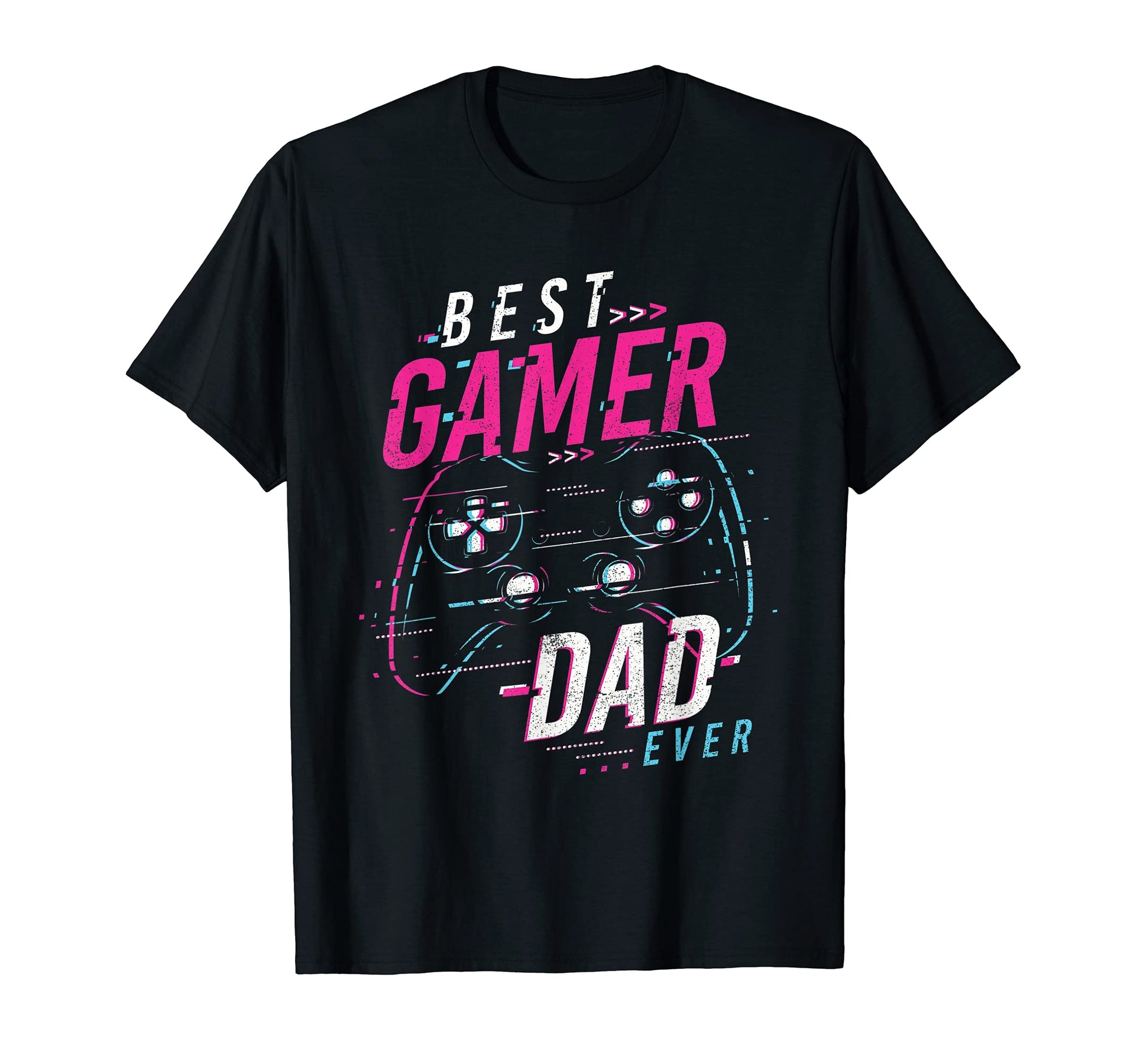 Mens Best Gamer Dad Ever Funny Fathers T-Shirt - Graphic Print for Adults - T-Shirt, Sweatshirt, Hoodie