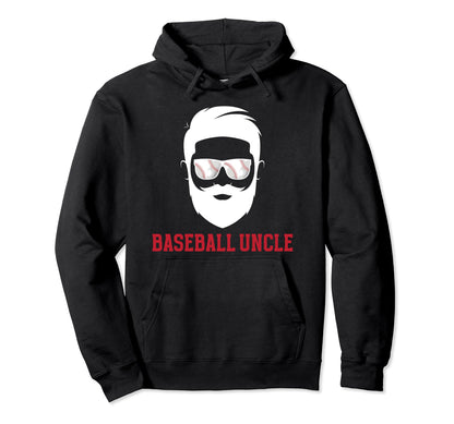 Baseball Uncle Beard Uncle Baseball Hoodie - Custom Art Print for Adults - T-Shirt, Sweatshirt, Hoodie