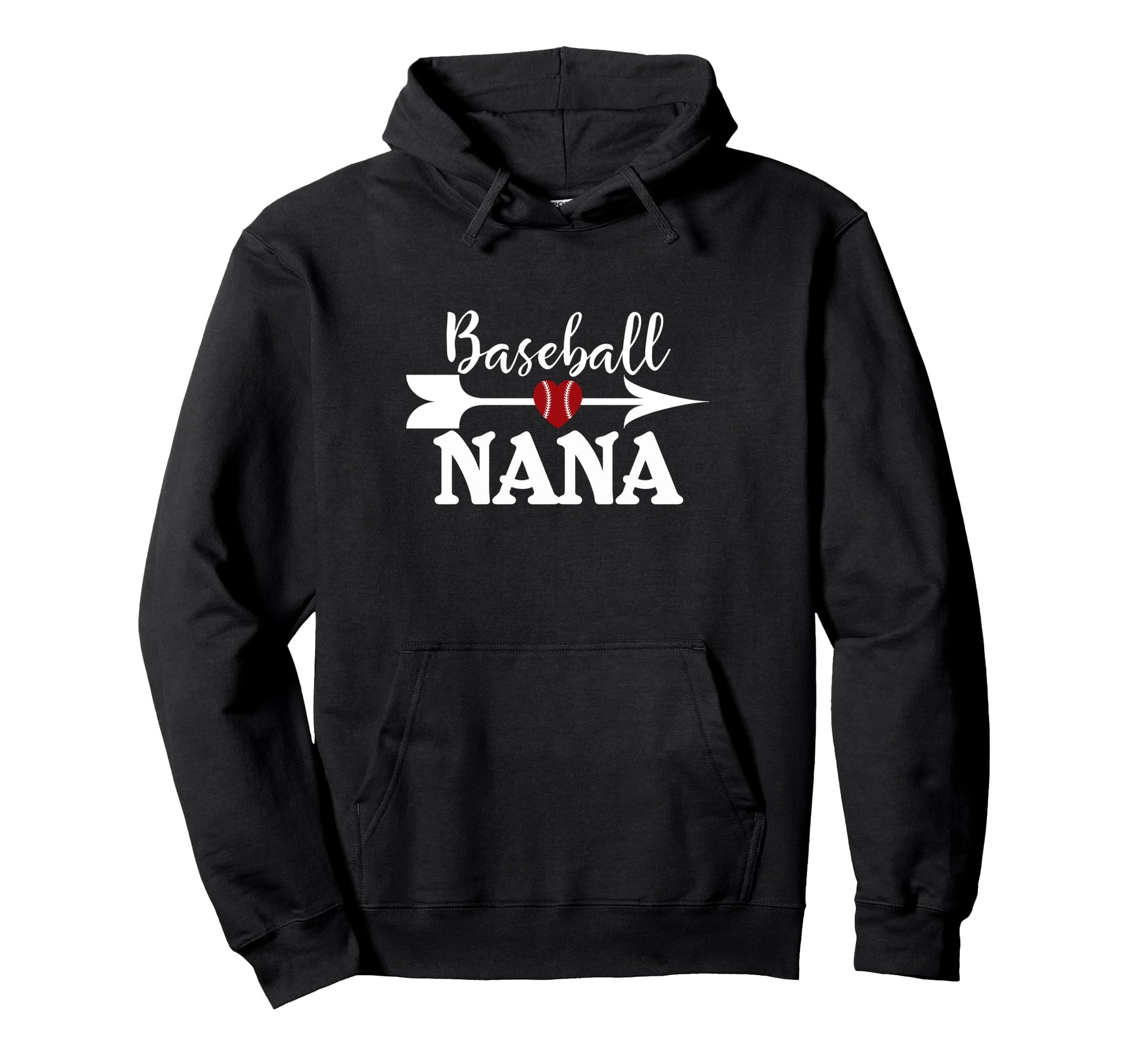 Baseball Nana Proud Grandma Mothers Hoodie - Fun Novelty Design Men Women - T-Shirt, Sweatshirt, Hoodie