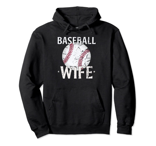 Baseball Wife Gifts Mothers Day Hoodie - Aesthetic Graphic Men Women - T-Shirt, Sweatshirt, Hoodie