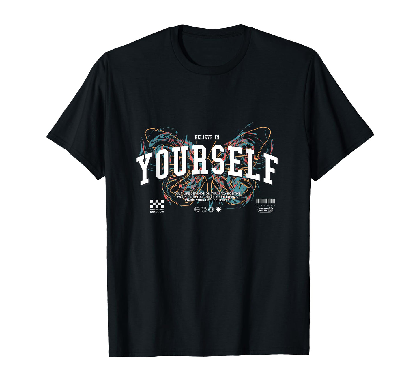 Butterfly Yourself Y2K Grunge T-Shirt - Novelty Apparel for Adults - T-Shirt, Sweatshirt, Hoodie