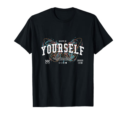 Butterfly Yourself Y2K Grunge T-Shirt - Novelty Apparel for Adults - T-Shirt, Sweatshirt, Hoodie