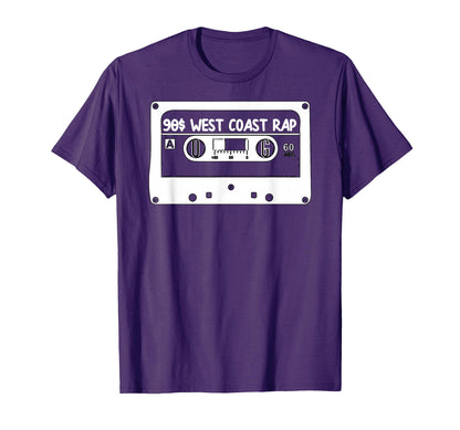90S Music West Coast Hip Hop T-Shirt - Fun Novelty Design for Adults - T-Shirt, Sweatshirt, Hoodie