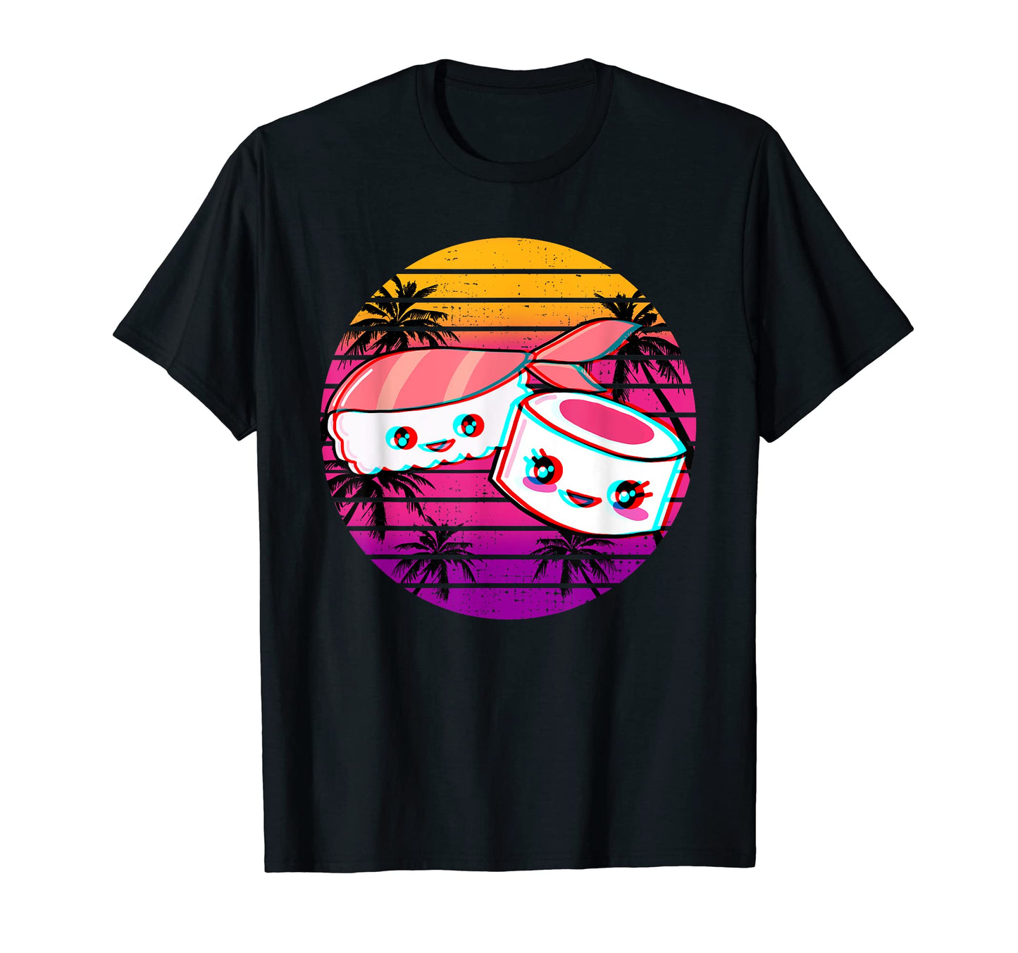 Kawaii Sushi Vaporwave Aesthetic T-Shirt - Novelty Apparel Men Women - T-Shirt, Sweatshirt, Hoodie