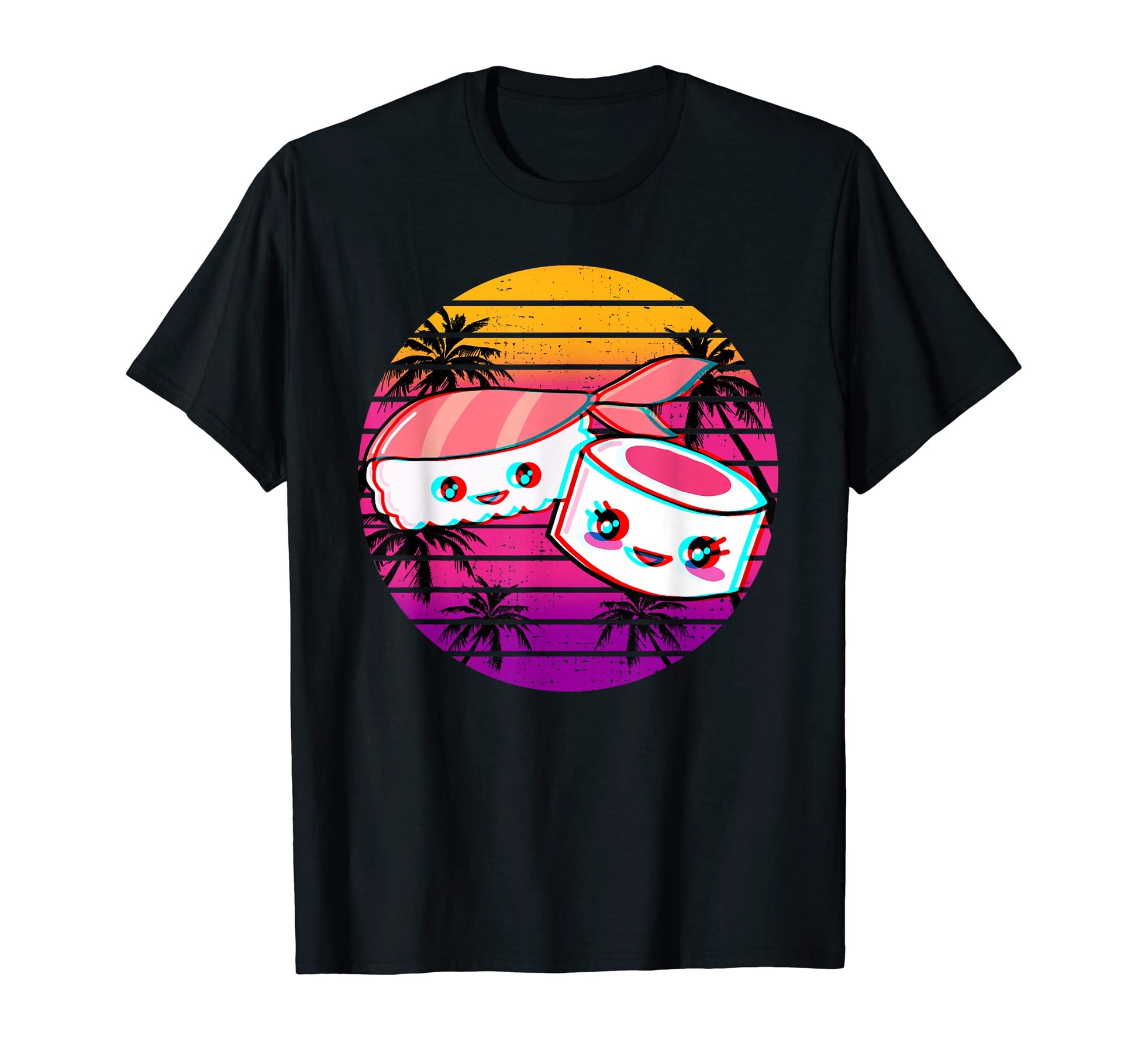 Kawaii Sushi Vaporwave Aesthetic T-Shirt - Novelty Apparel Men Women - T-Shirt, Sweatshirt, Hoodie