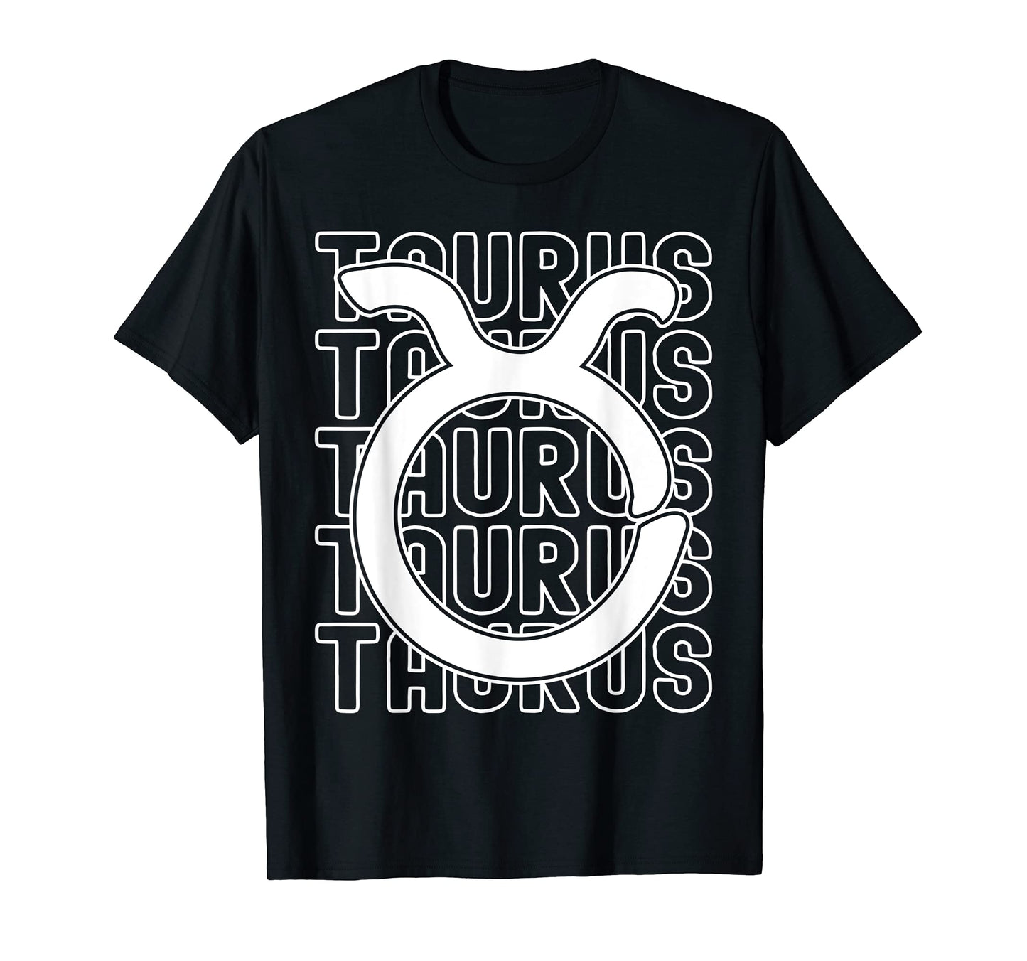 Taurus Zodiac Sign Typography Astrology T-Shirt - Trendy Graphic for Adults - T-Shirt, Sweatshirt, Hoodie