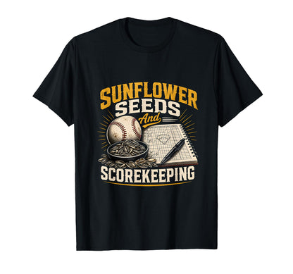 Funny Baseball Sunflower Seeds Joke T-Shirt - Fun Novelty Design Unisex - T-Shirt, Sweatshirt, Hoodie