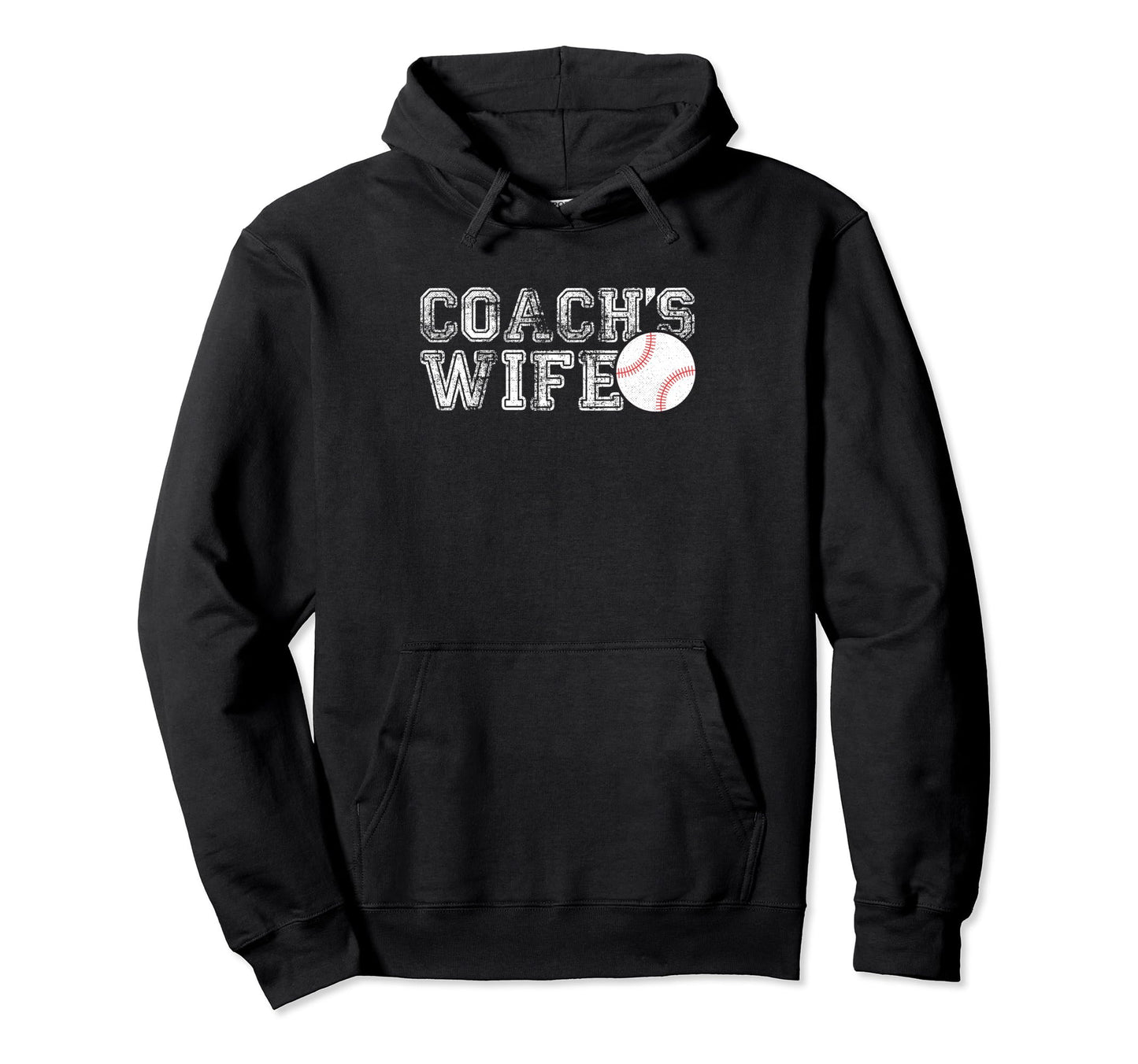 Coachs Wife Baseball Funny Sport Hoodie - Aesthetic Graphic Unisex - T-Shirt, Sweatshirt, Hoodie