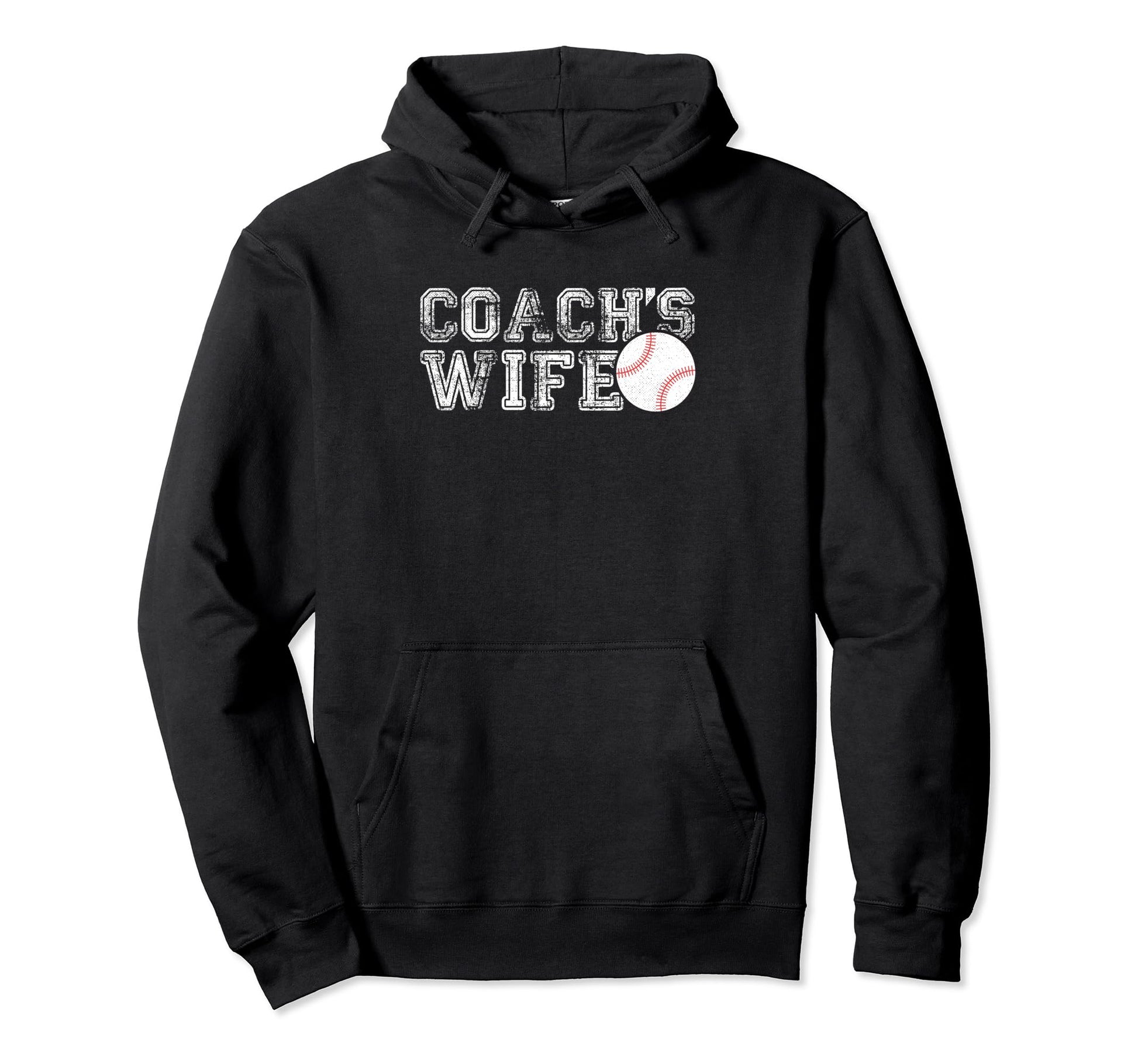 Coachs Wife Baseball Funny Sport Hoodie - Aesthetic Graphic Unisex - T-Shirt, Sweatshirt, Hoodie