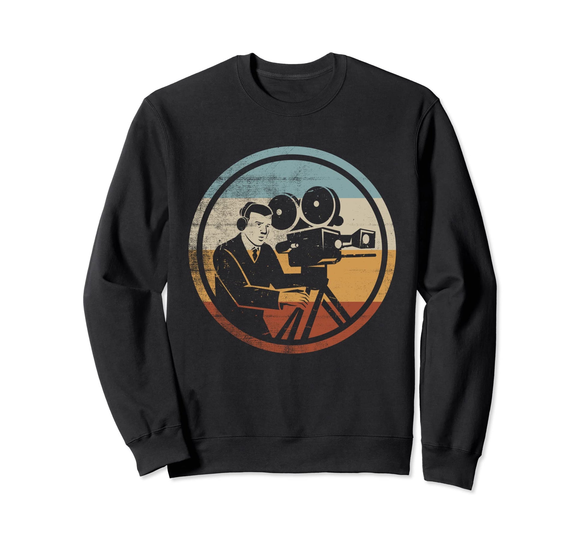 Film Director Camera Operator Sweatshirt - Minimalist Print Unisex - T-Shirt, Sweatshirt, Hoodie