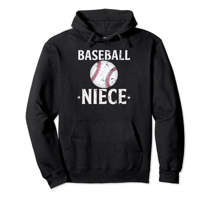 Baseball Niece Gifts Baseball Player Sports Hoodie - Graphic Print Unisex - T-Shirt, Sweatshirt, Hoodie