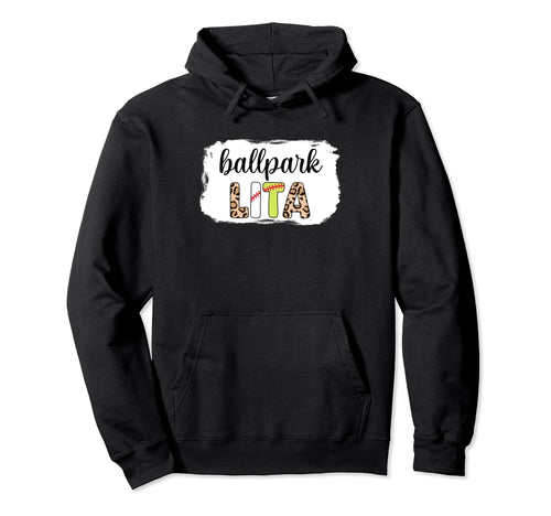 Bleached Ballpark Lita Baseball Softball Hoodie - Trendy Graphic Unisex - T-Shirt, Sweatshirt, Hoodie