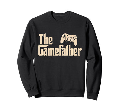 Gamefather Funny Video Games Lover Sweatshirt - Minimalist Print Men Women - T-Shirt, Sweatshirt, Hoodie