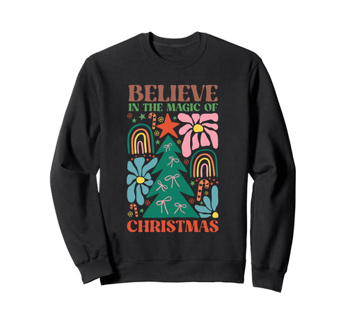 Boho Rainbow Tree Teens Holiday Sweatshirt - Streetwear Style for Adults - T-Shirt, Sweatshirt, Hoodie