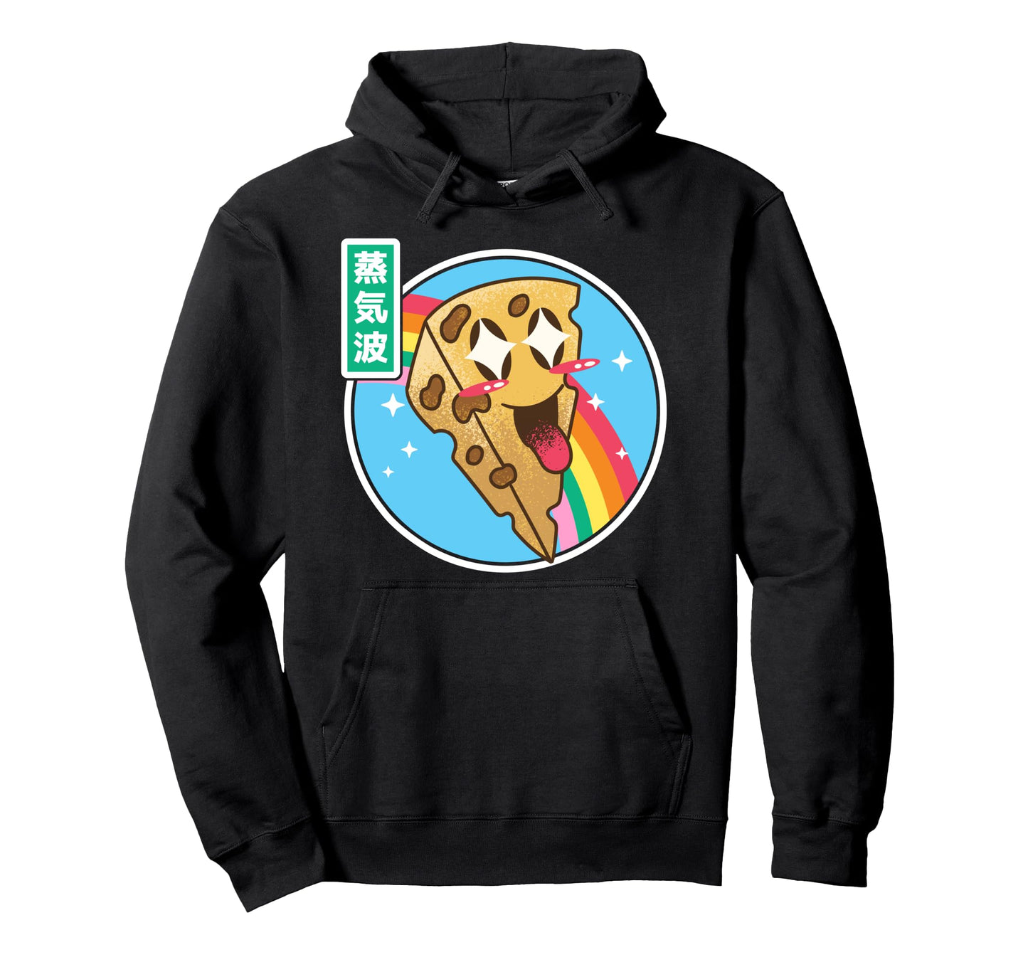 Japanese Cheese Kawaii Rainbow Anime Hoodie - Trendy Graphic Men Women - T-Shirt, Sweatshirt, Hoodie