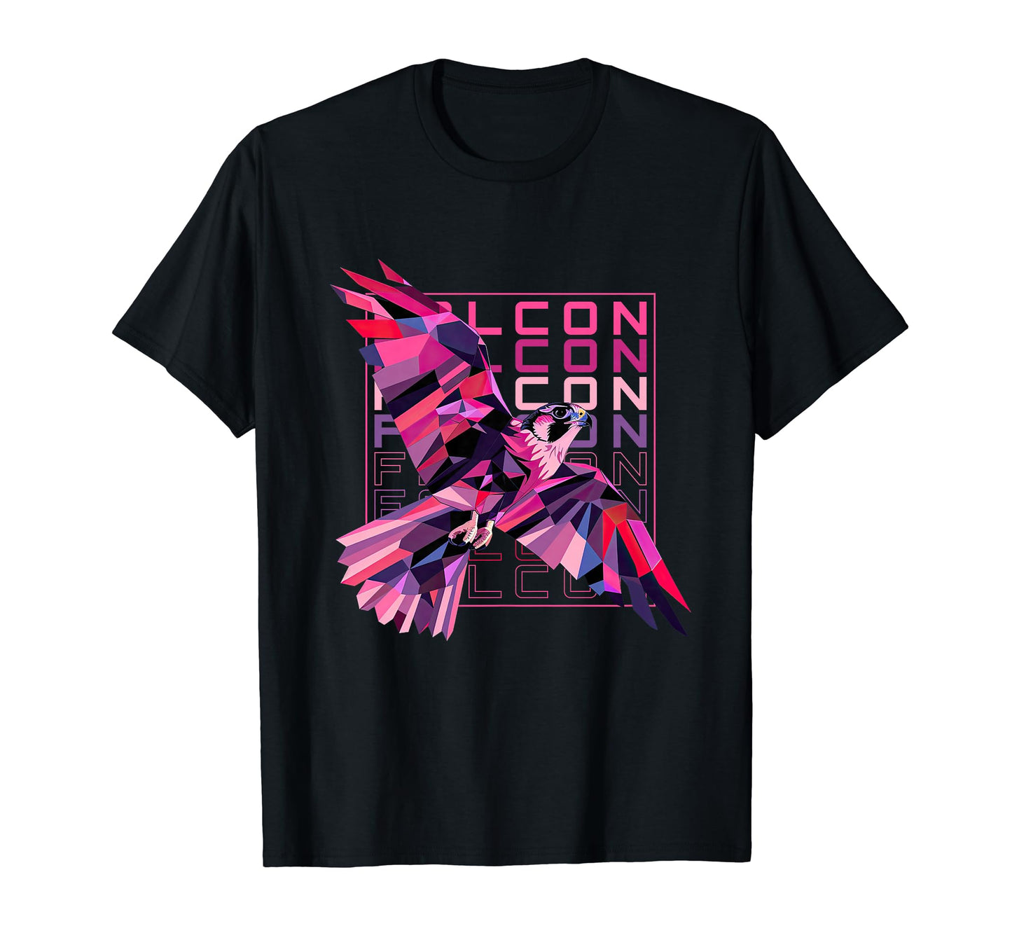 Vaporwave Falcon 80S Aesthetic T-Shirt - Custom Art Print for Adults - T-Shirt, Sweatshirt, Hoodie