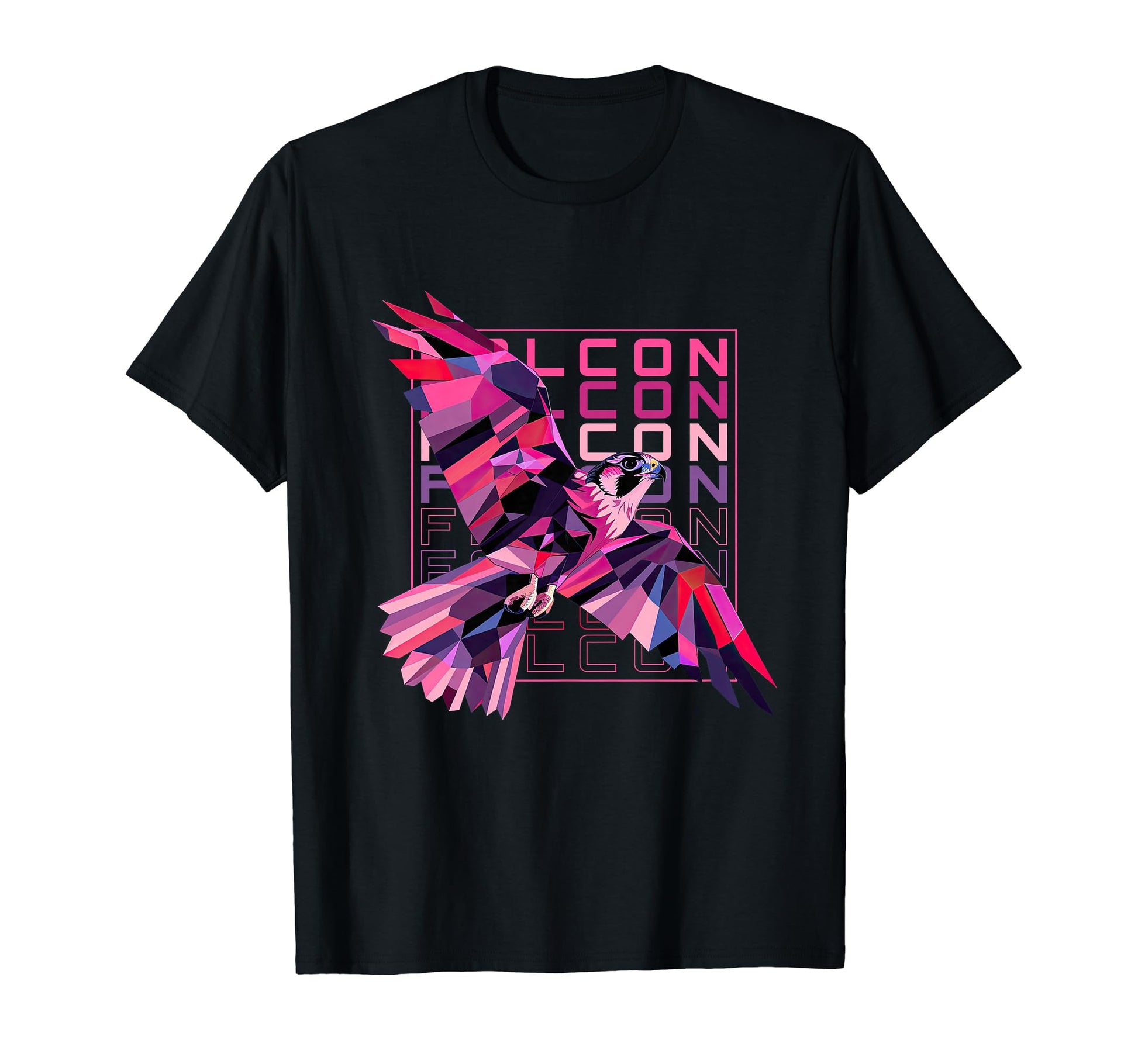 Vaporwave Falcon 80S Aesthetic T-Shirt - Custom Art Print for Adults - T-Shirt, Sweatshirt, Hoodie