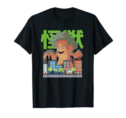 Anime Monster Cartoon Kanji Grunge T-Shirt - Custom Art Print Men Women - T-Shirt, Sweatshirt, Hoodie