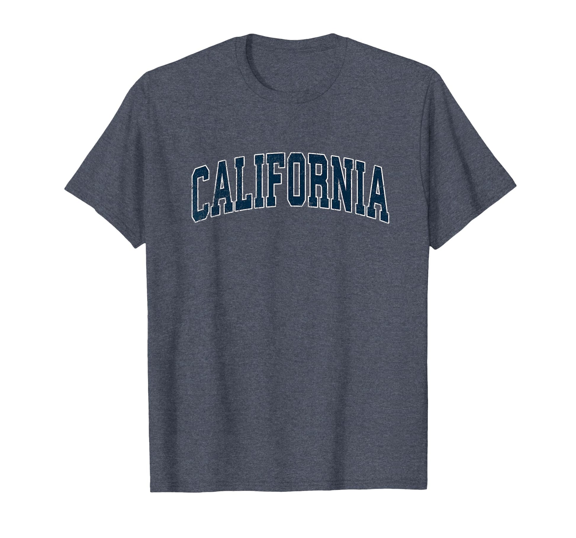 California Varsity Sports Navy Text T-Shirt - Graphic Print Men Women - T-Shirt, Sweatshirt, Hoodie
