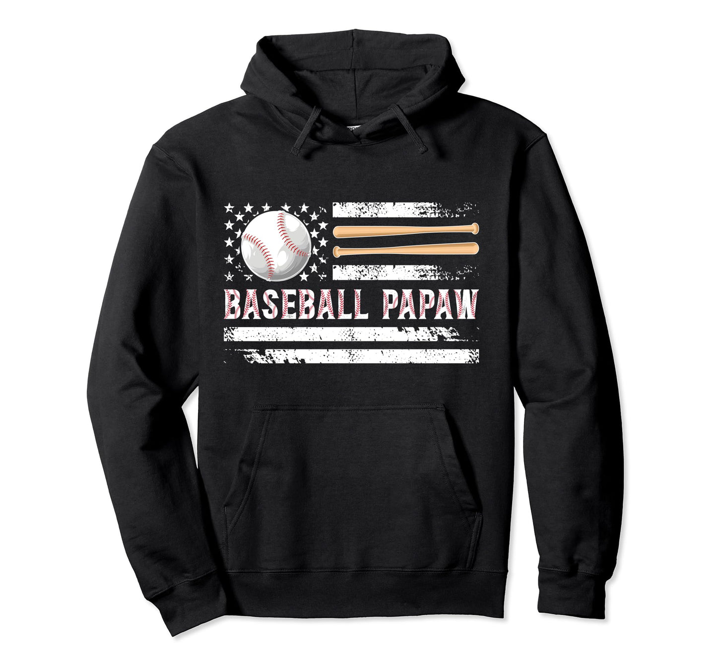 Baseball Papaw Baseball Player Papaw Hoodie - Streetwear Style for Adults - T-Shirt, Sweatshirt, Hoodie