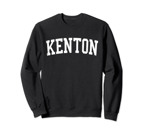 Kenton Oh Distressed White Sweatshirt - Fun Novelty Design for Adults - T-Shirt, Sweatshirt, Hoodie
