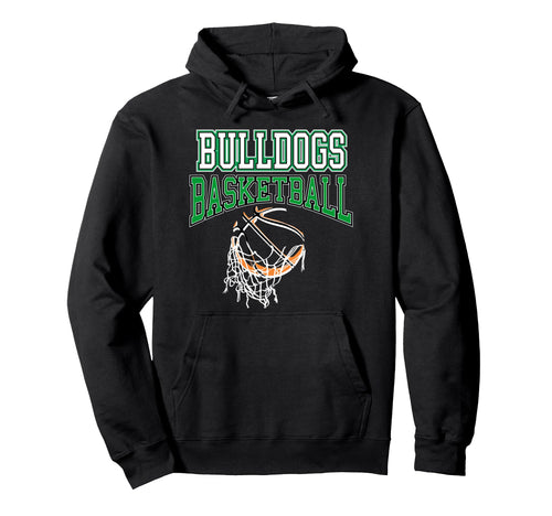 Bulldogs Basketball Mom Game Day Green Hoodie - Fun Novelty Design Unisex - T-Shirt, Sweatshirt, Hoodie