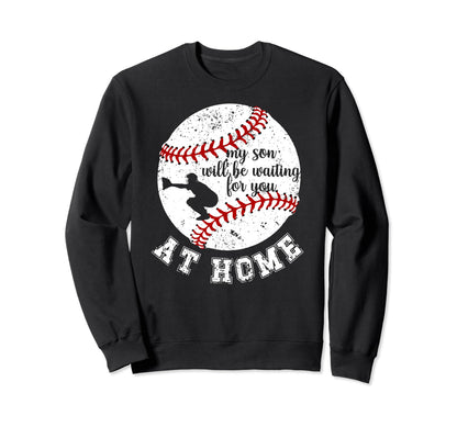 Home Baseball Catcher Mom Baseball Sweatshirt - Novelty Apparel Unisex - T-Shirt, Sweatshirt, Hoodie