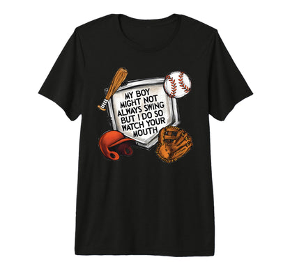 My Might Not Always Swing Funny T-Shirt - Aesthetic Graphic Men Women - T-Shirt, Sweatshirt, Hoodie