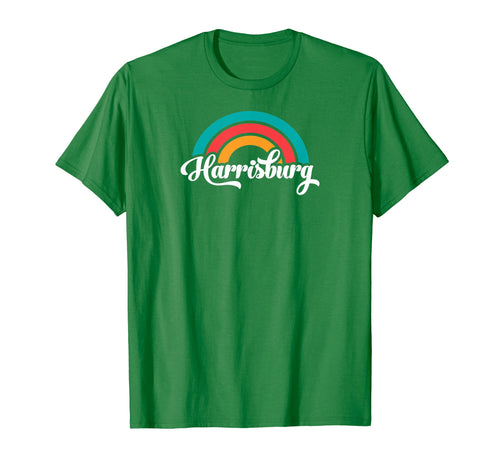 Harrisburg Pa Script Rainbow T-Shirt - Streetwear Style for Adults - T-Shirt, Sweatshirt, Hoodie