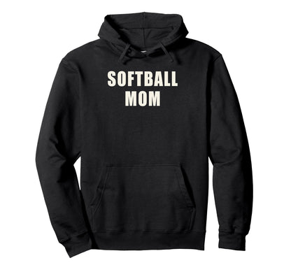 Softball Mom Fastpitch Sports Game Hoodie - Aesthetic Graphic for Adults - T-Shirt, Sweatshirt, Hoodie