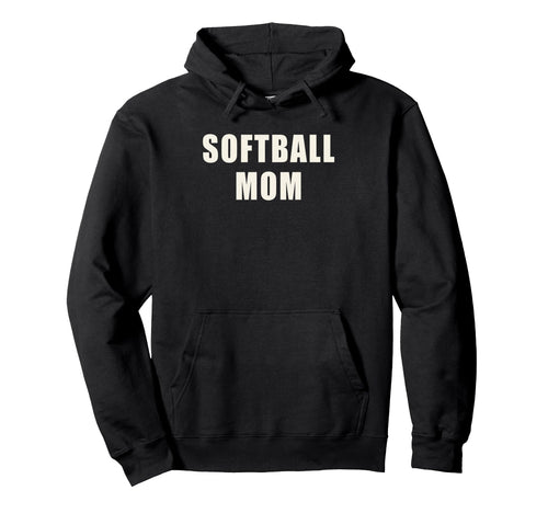 Softball Mom Fastpitch Sports Game Hoodie - Aesthetic Graphic for Adults - T-Shirt, Sweatshirt, Hoodie