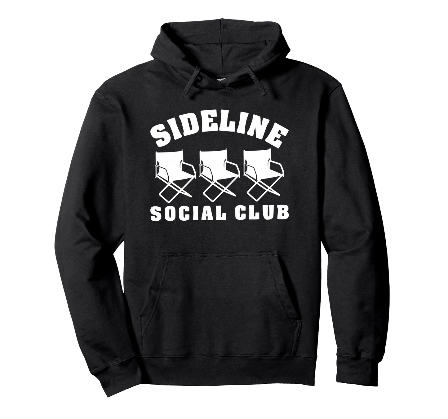 Sideline Social Club Sports Mom Carpool Hoodie - Trendy Graphic for Adults - T-Shirt, Sweatshirt, Hoodie