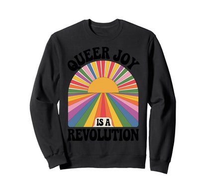 Sun Setting Into Rainbow Landscape Sweatshirt - Aesthetic Graphic Unisex - T-Shirt, Sweatshirt, Hoodie