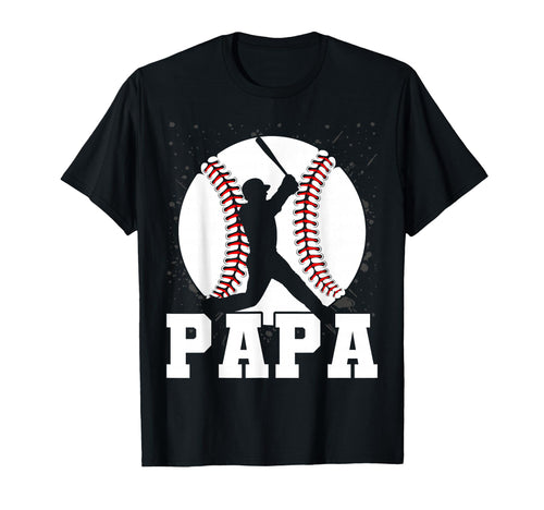 Baseball Papa Fathers Day T-Shirt - Novelty Apparel Men Women - T-Shirt, Sweatshirt, Hoodie