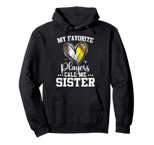 My Favorite Baseball Softball Players Hoodie - Graphic Print for Adults - T-Shirt, Sweatshirt, Hoodie