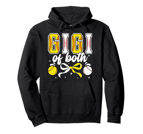 Gigi Both Coquette Baseball Softball Hoodie - Unique Graphic Men Women - T-Shirt, Sweatshirt, Hoodie