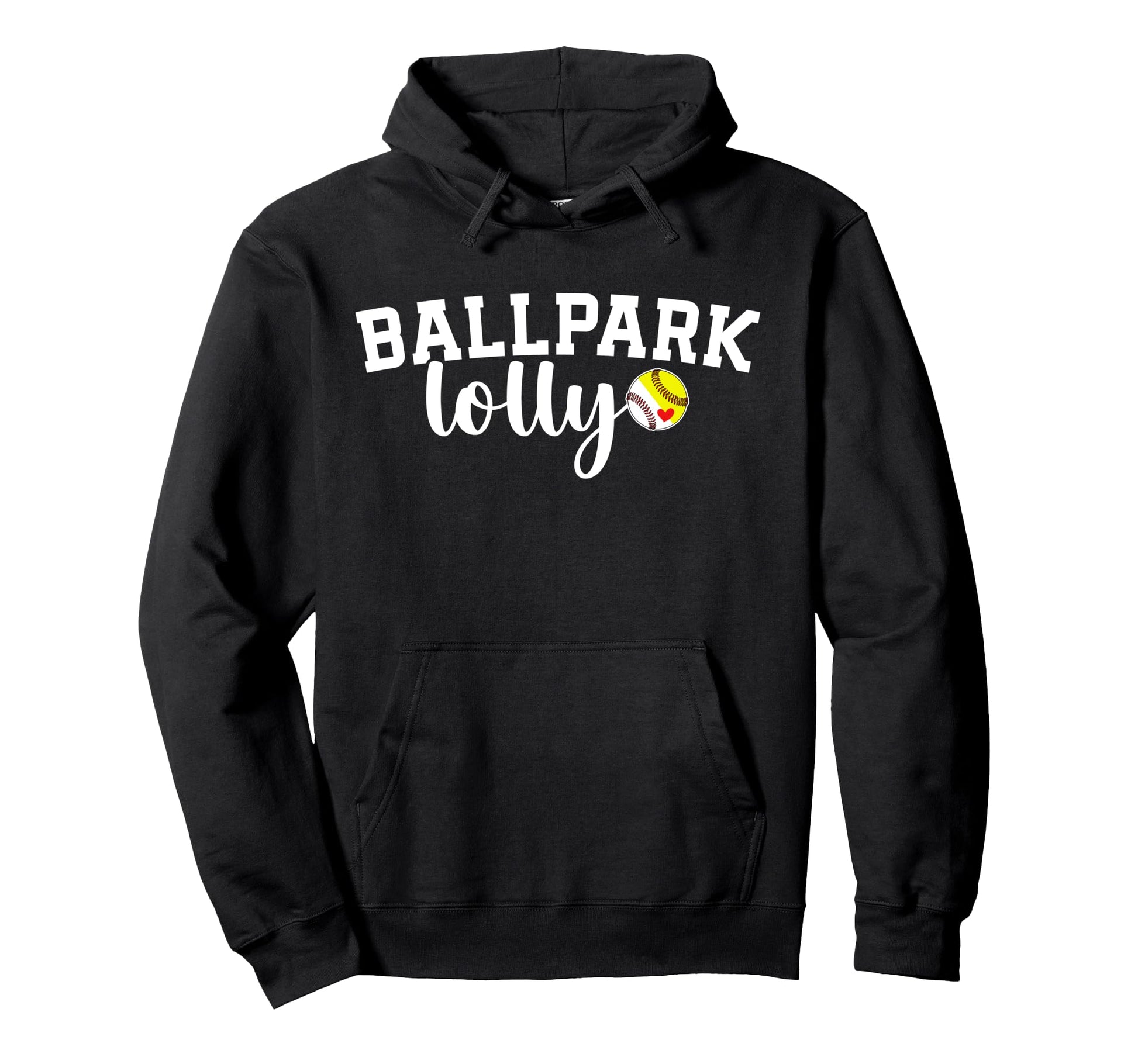 Ballpark Lolly Grandma Softball Baseball Hoodie - Streetwear Style Unisex - T-Shirt, Sweatshirt, Hoodie