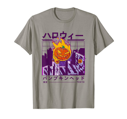 Halloween Japanese Aesthetic T-Shirt - Fun Novelty Design Men Women - T-Shirt, Sweatshirt, Hoodie